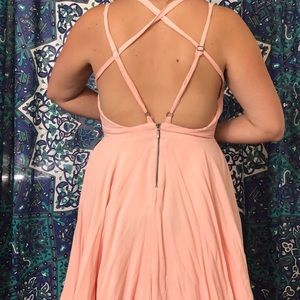 Ballerina-Vibe Summer Dress w/ X-Strap Back